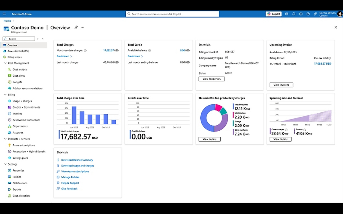 Azure Cost Management billing overview